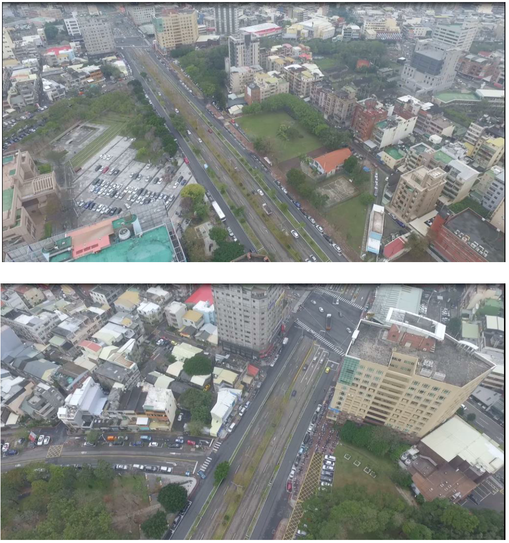 東大路現況空拍圖